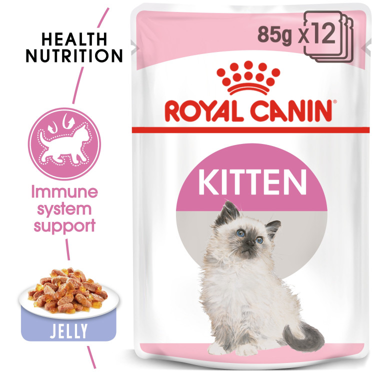 Royal Canin - Feline Health Nutrition Kitten Jelly (WET FOOD - Pouches) 12x85g